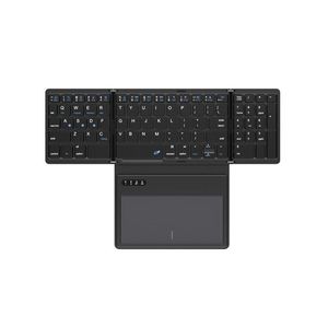优质多功能ABS塑料大触摸板折叠键盘无线触摸板键盘 - Product Image 2