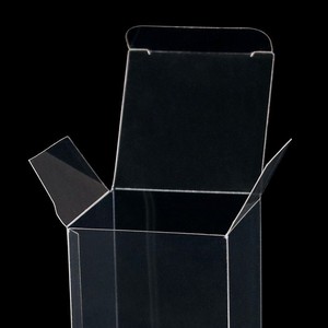 定制LOGO长方形折叠小包装透明pvc盒透明PP PET透明方形PVC塑料盒 - Product Image 5