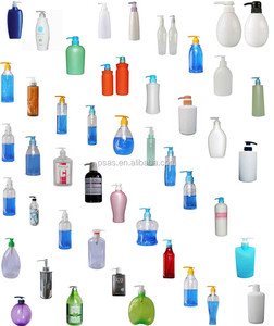 Contenitore liquido per sapone a forma di rettangolo di plastica trasparente vuota da 150ml 5 once di alta qualità con tappo