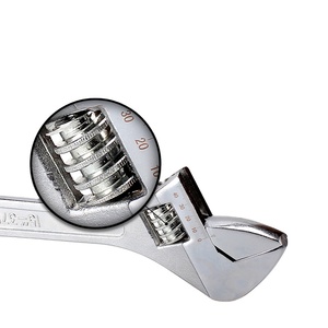 Meikela Carbon thép Cờ lê đóng dấu cờ lê có thể điều chỉnh cho hộ gia đình 6 "8" 10 "12" 15 "CỜ LÊ - Product Image 2