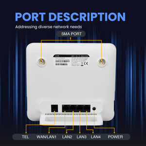 Customized Router 4G Sim Card LTE 3GPP 300Mbps <strong>Wi</strong>-<strong>Fi</strong> 2.4G <strong>5GHz</strong> IEEE802.11ac 32Users VPN Router Wifi - Product Image 4