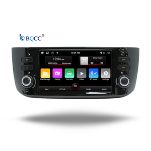 BQCC 2Din 7&quot; Quad Octa Core Android 13 Car Stereo IPS Screen WIFI GPS RDS CarPlay for Fiat Linea 2016 Bluetooth DVD Player - Product Image 1