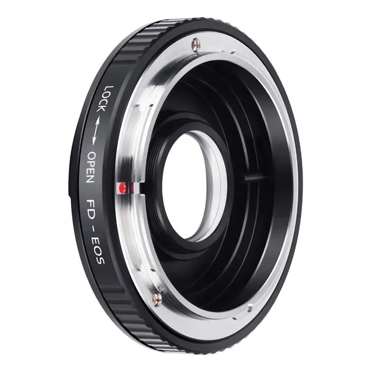 KF Concept lens adapter with glass for Canon FD Lenses to Canon EOS EF Mount Camera