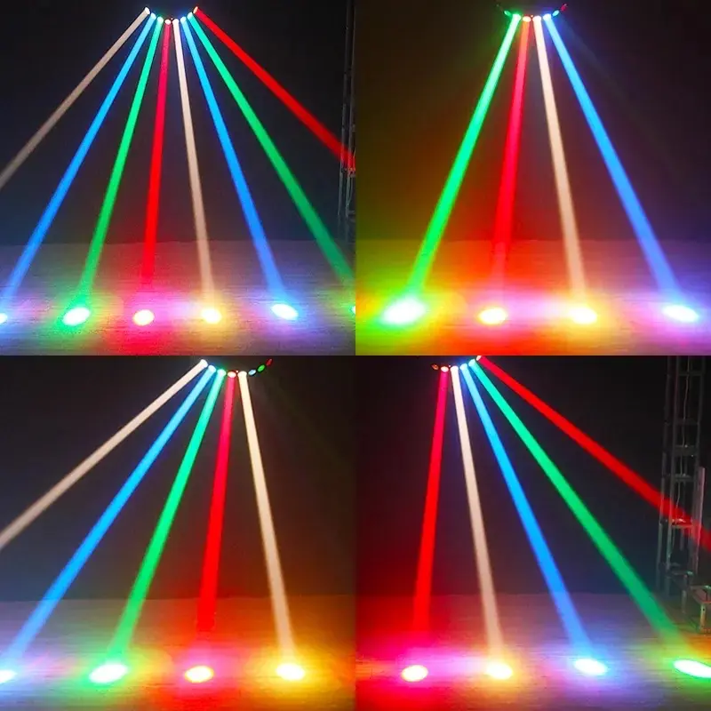 Heiber Verkauf RGBW 4 in1 DMX LED-Scans trahl Moving Head Light Light Disco DJ Bar KTV Laser Light Laser Dj