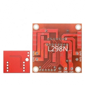 L298 neues Dual-H-Brücke-Schrittmotor-Antriebssteuerungsplatine-Modul L298N für Arduino Schrittmotor intelligenter Autoroboter