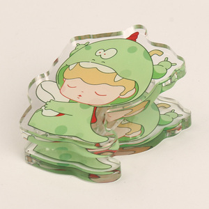 Hot bán tùy chỉnh UV in rõ ràng Acrylic tóc và máy tính xách tay <span class=keywords><strong>Clip</strong></span> dễ thương phim hoạt hình giấy <span class=keywords><strong>Clip</strong></span> giá bán buôn PP chất liệu - Product Image 2