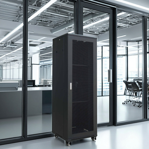 Custom-Size 22u- 47U Server di rete porta dati armadio acciaio Standard da 19 pollici con profondità 600mm - Product Image 4
