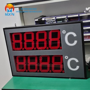 Display da banco a led grande da 8 pollici per display a led a 4 cifre a 7 segmenti montabile in digitale per fabbriche - Product Image 5
