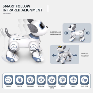 Gold Plated RC Robot Dog <strong>Toy</strong> Ai Programmable Interactive Educational Stunt <strong>Toy</strong> with Sound Effects Plastic Musical Electronic <strong>Toy</strong> - Product Image 3