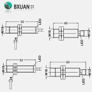 For M18 24V Long-Range Inductive <strong>Proximity</strong> <strong>Sensor</strong> Switch 15mm 2/3-Wire NPN/PNP <strong>Output</strong> Switch Quantity - Product Image 3