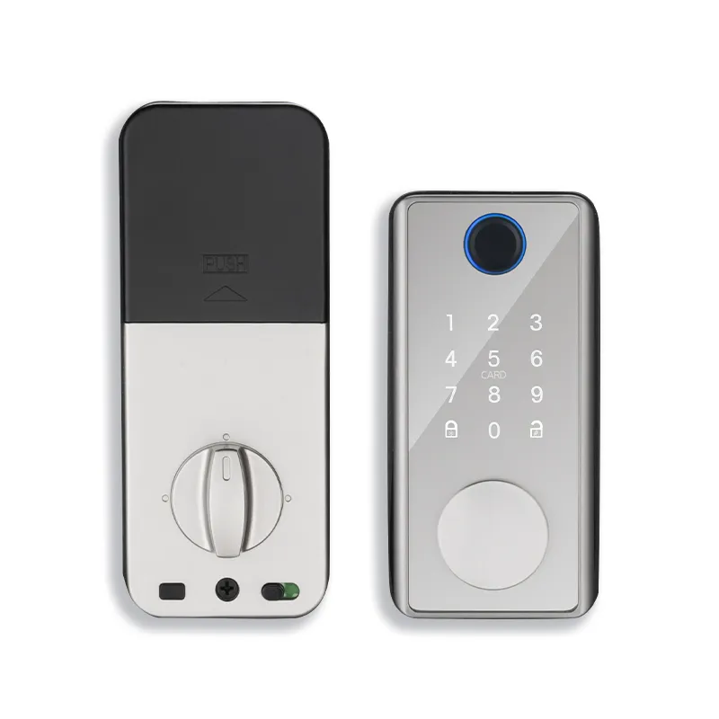 Serrure de porte intelligente à pêne dormant de haute qualité carte clé serrure de porte serrure numérique électronique pour hôtel