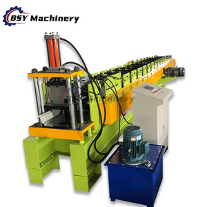 Bsy tùy chỉnh liền mạch mưa máng xối cuộn tạo thành máy kim loại máng xối Máy làm để bán - Product Image 1
