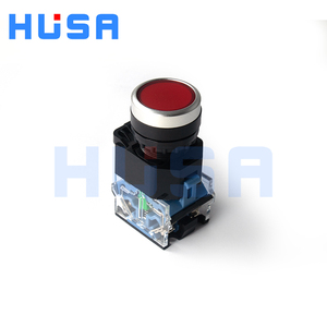 HUSA LA38 interruttori a pulsante industriali 22mm autobloccanti 1NO 1NC interruttori momentanei controllo funzione 12V/220V - Product Image 5