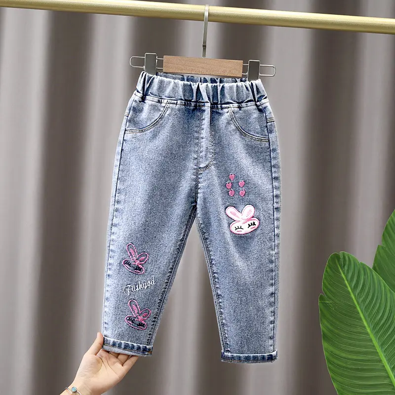 子供服卸売ベビー少年少女のレギンスパンツジーンズパンツ