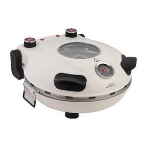 Mini Stovetop bánh pizza sản xuất bánh mì 31cm với gốm xoay đá tấm nhà lò nướng bánh pizza điện - Product Image 1