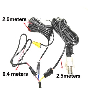10x7,5 cm 2 funciones Universal 12V/24V camión coche medidor de presión de aceite medidor de temperatura del agua conjunto medidor Sensor indicador de presión - Product Image 3