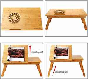 15 Years Manufacturer Custom Wholesales Wood Folding Portable Laptop <strong>Table</strong> <strong>Notebook</strong> <strong>Computer</strong> <strong>Table</strong> Study <strong>Table</strong> for Adult - Product Image 3