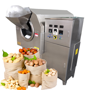 Nova Condição Automática Caju Porca Roaster Amêndoa <span class=keywords><strong>Cocoa</strong></span> Bean Amendoim Milho Grão Máquina de torrefação a preço competitivo