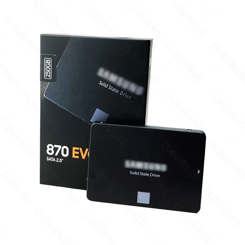 Mới ltop SSD 870 EVO 2.5 inch SATA 3 SSD 250GB 500GB 1TB 2TB SATA3 SSD nội bộ Ổ đĩa cứng cho PC ổ đĩa