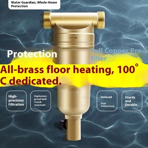 Tất cả các đồng thau 100 độ khí sưởi ấm prefilter cho hộ gia đình hướng dẫn sử dụng dưới sàn toàn bộ nhà chống cháy nổ nhiệt độ cao Nước - Product Image 2