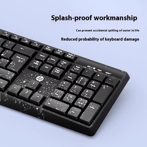 CS10L Teclado inalámbrico ergonómico Juego de ratón Diseño de membrana universal óptica para computadora de oficina de negocios de escritorio - Product Image 2