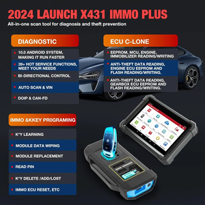 <strong>LAUNCH</strong> X431 IMMO PLUS <strong>Key</strong> <strong>Programmer</strong> with X-prog3 for IMMO Clone Diagnostic DBScar VII Supports ECU Coding - Product Image 6