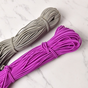 2.5mm Garment Accessories High <strong>Elastic</strong> <strong>String</strong> Uneasy to Fade <strong>Polyester</strong> Latex Silk Round <strong>Elastic</strong> Rope - Product Image 1