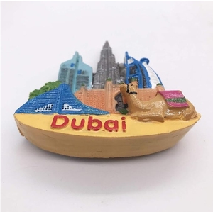 树脂3D印度纪念品迪拜地标冰箱磁铁