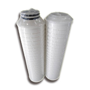 可清洗聚乙烯聚酯2.5x10褶聚沉淀5/10/ 20微米水滤芯 - Product Image 2