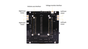 4WD Smart Car Drive Scheda di Espansione Robot di Estensione Scheda di Controllo di Sviluppo 51 Raspberry Pi - Product Image 6