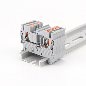 KPT 4 <strong>Terminal</strong> <strong>Block</strong> <strong>Spring</strong> <strong>Spring</strong>-cage <strong>Connection</strong> Nylon PA66 Din Rail <strong>Terminal</strong> <strong>Block</strong> Screwless <strong>Terminal</strong> <strong>Block</strong> - Product Image 4