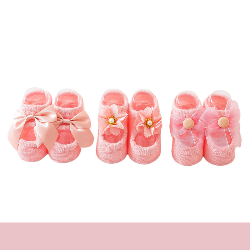 Assortiment de 3 paires Rose