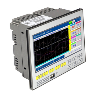Registrador de datos de temperatura Humedad Presión Voltaje Corriente Registrador de datos en tiempo real con USB 1-16 canales PT100 K B J 4-20mA 0-5V - Product Image 6