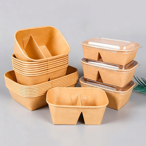 Hot Bán Tùy Chỉnh Bao Bì Hộp Cửa Sổ Hiển Thị Hộp Giấy Cà Ri Ủ Takeout Container Thủ Công Cho Tiệm Bánh Cafe & Món Tráng Miệng Cửa Hàng - Product Image 4