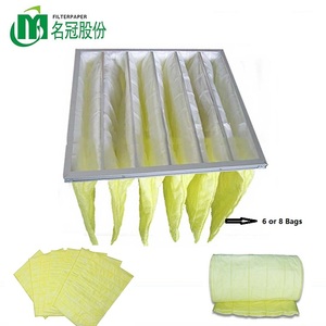 Air <strong>Filter</strong> Media Manufacturer Supply F5-F9 Pocket Dust <strong>Bag</strong> <strong>Filter</strong> Media