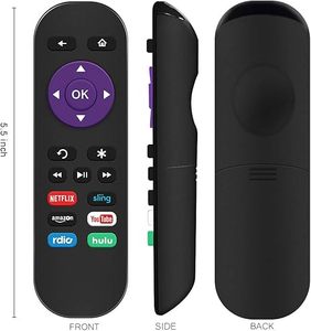 Сменный пульт дистанционного управления для модели Roku Box: Roku 1 2( XS) 3 LT HD XD XDS Roku N1 Express + - Product Image 4