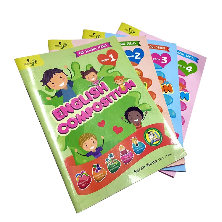Impresión de libros personalizados para niños, tapa blanda/tapa dura, impresión de libros para niños