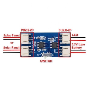 DIYmall Mini Solar Lipo Charger CN3163 CN5711 Solar Panel Regulator Controller LED Driver Board 4.4-6V <strong>Input</strong> - Product Image 5