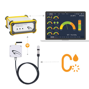 Controlador de temperatura Lora Digital grande, monitoreo de humedad, control inalámbrico, controlador de grabadora de datos IOT - Product Image 1