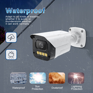 4 kanallı HD tam renkli gece görüş kapalı devre kameralar 2MP 5MP CMOS ev güvenlik DVR izleme sistemleri için tek yönlü ses seçeneği - Product Image 3