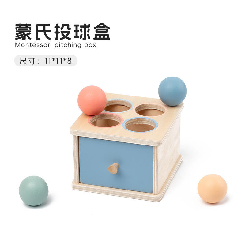 Boîte de tri de formes et de couleurs - Jeu de lancer de balles