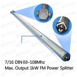 2ウェイ4ウェイFMアンテナパワースプリッター1KW 1000Wディバイダーコンバイナー、7/16 DIN入力付き - Product Image 3