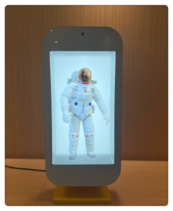 HoloboxカメラとMic 21.5インチ3D LCDショーケースタッチスクリーンホログラムボックス透明液晶ディスプレイ広告用 - Product Image 6