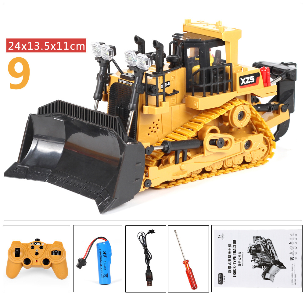 Bulldozer en plastique BC1032 à 9 canaux