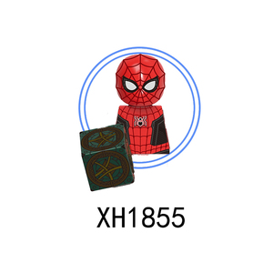 X0331 עכביש גיבורי על ירוק רופא goblin אדם מוזר מיני הרכבה הבניין בלוקים פעולה דמויות צעצועים של ילד