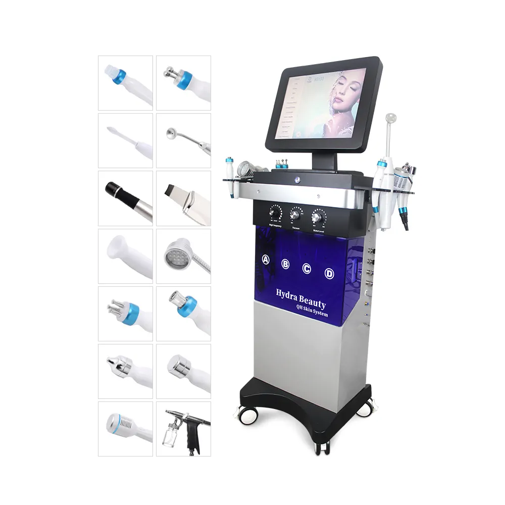 La máquina facial coreana más caliente 14in1 Hydro microdermbrasion Hydra Oxigen 2023