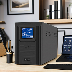 Fuente de alimentación de respaldo de emergencia Mini UPS en línea 1000VA600W para Enrutador de computadora doméstica monofásico 12V/220V entrada y salida de CA - Product Image 1