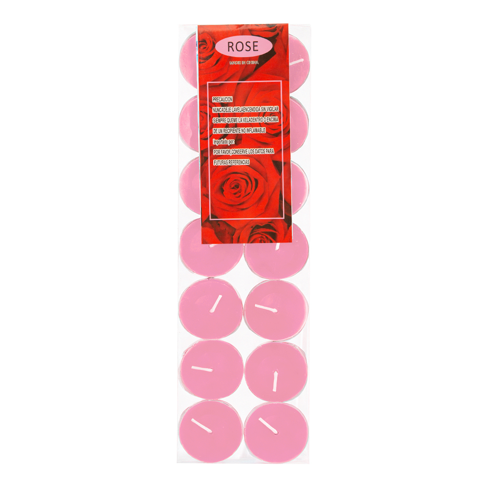 14 pièces-rose