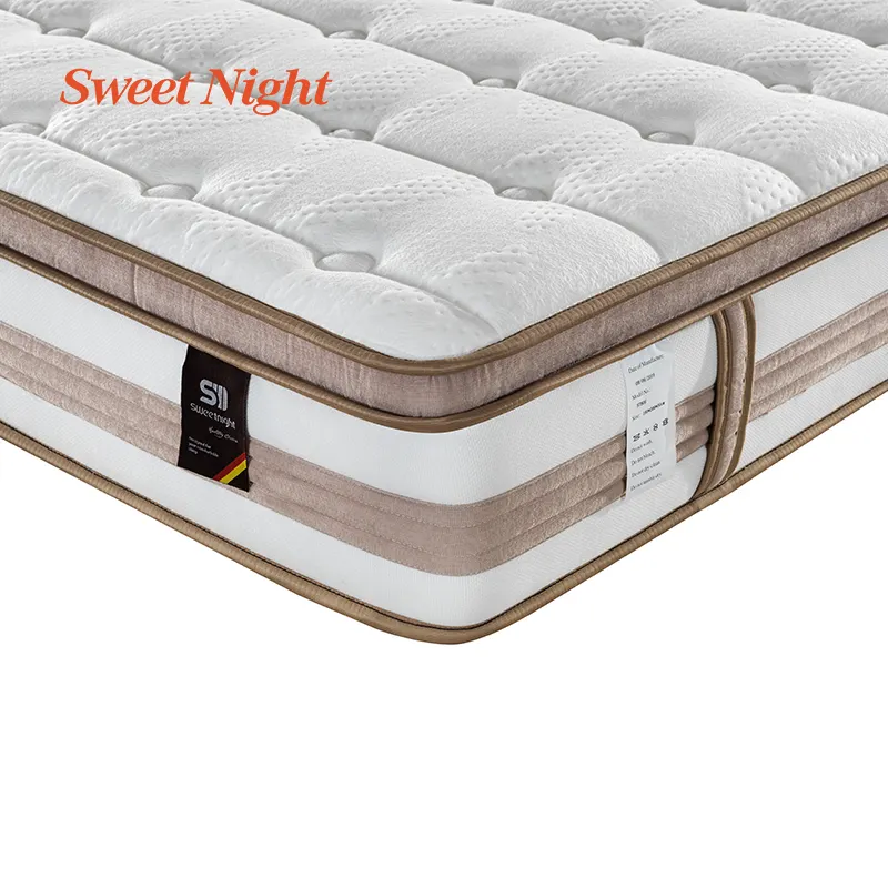 Colchón de tela de punto de tamaño personalizado, cama individual, antiescaras, colchón de muelles de bolsillo