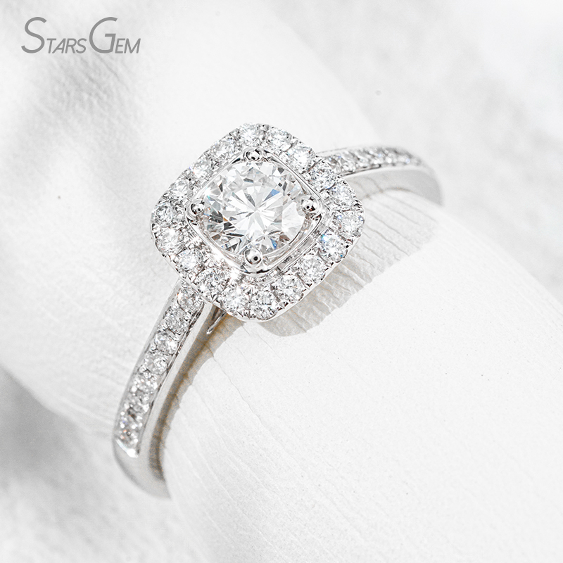 18K White Gold